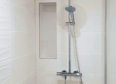 Douche à l’italienne carrelée