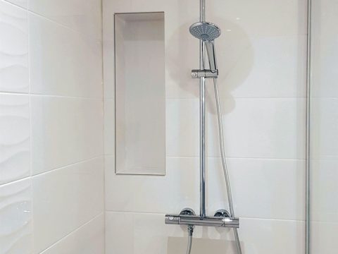 Douche à l’italienne carrelée